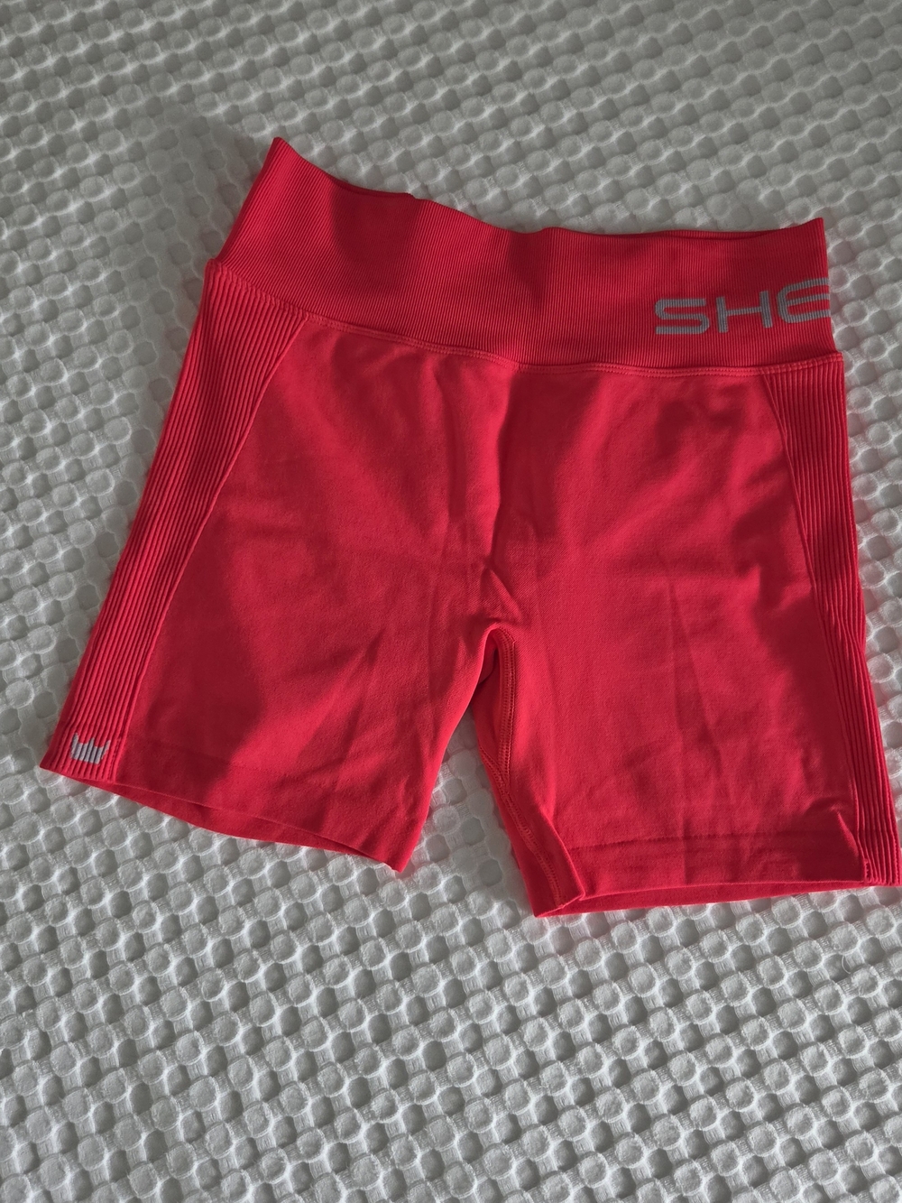 SHEFIT Hot Pink Seamless High-Rise Bike Shorts